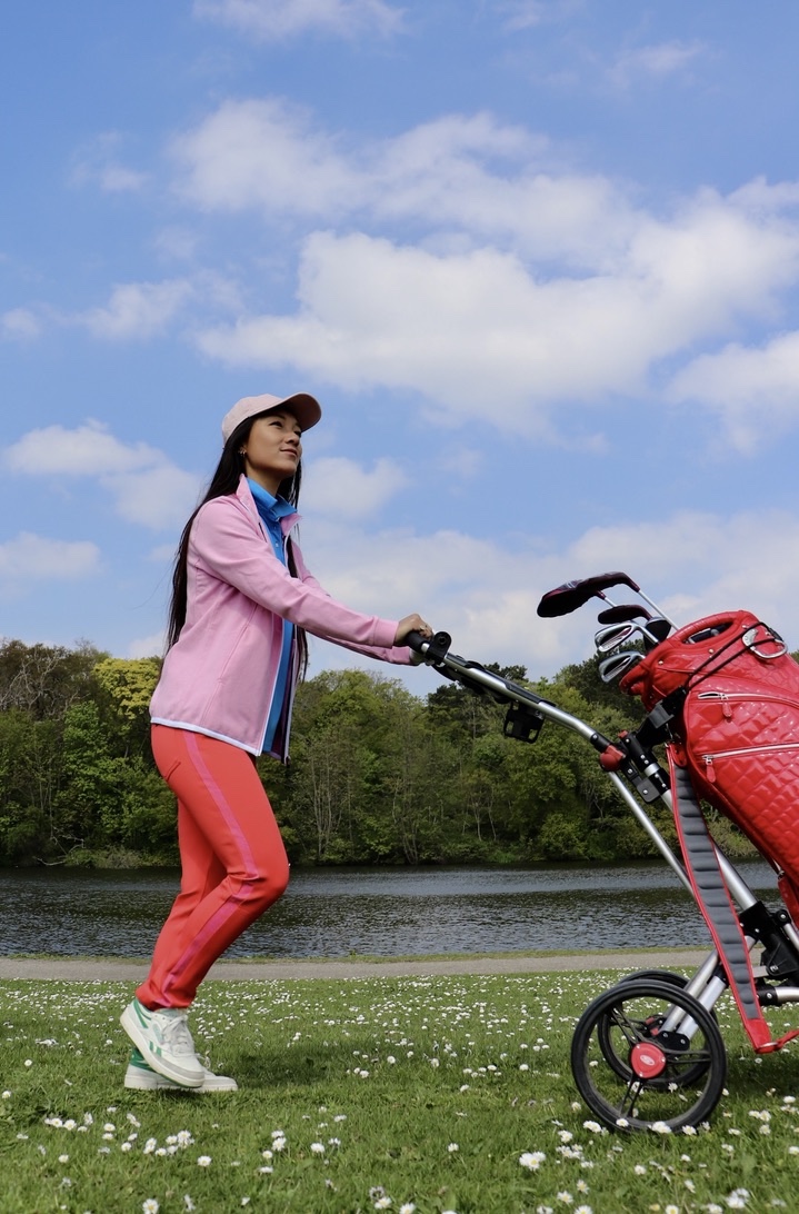cap pet daygolf golf outfit roze pink