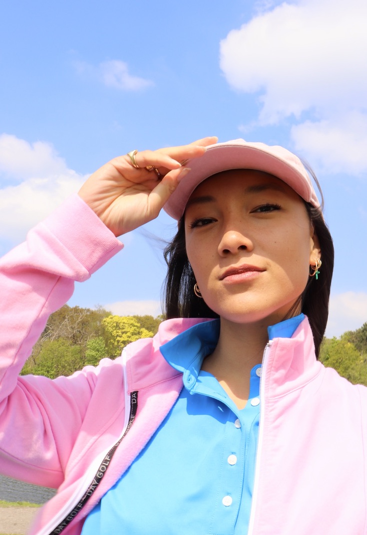 cap pet daygolf golf outfit roze pink 2